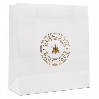 Подарочный пакет Guerlain 22x20x9 см (белый) фото