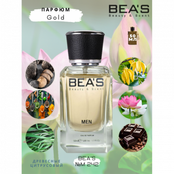 Beas M242 Brown Orchid Gold For Men edp 50 ml фото