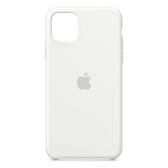Силиконовый чехол для iPhone 12 / 12 Pro 6.1 белый фото