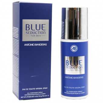 Дезодорант Antonio Banderas Blue Seduction For Men deo 150 ml в коробке фото