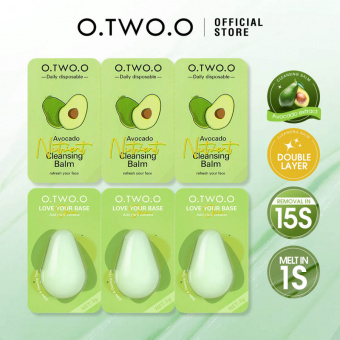 Увлажняющий бальзам для снятия макияжа O.TWO.O с экстрактом авокадо 3 шт фото
