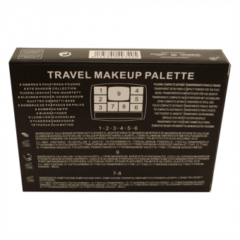 Тени для век C Travel Makeup Palette тени 6 цв. + тени для бровей 2 цв. + пудра 1 цв. № 3 33 g фото