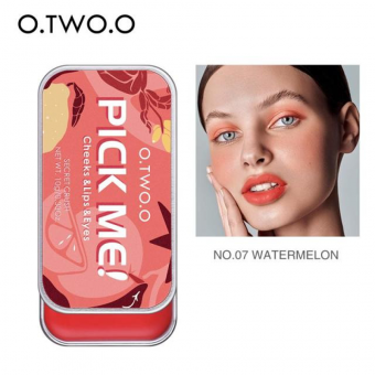 Многофункциональная палитра для макияжа O.TWO 3в1 Pick Me! 10g №07 Watermelon фото