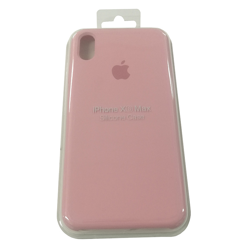 Силиконовый чехол для iPhone XS MAX розовый песок