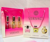 EU Подарочный парфюмерный набор Versace 3x20 ml 