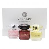 Подарочный набор Versace Miniatures Collection For Women 3x30 ml ( желтый, розовый, черный )