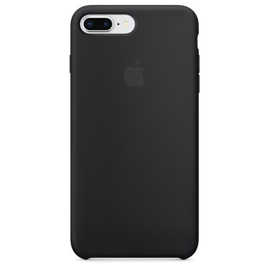 Силиконовый чехол для iPhone 7 Plus / 8 Plus черный (Black)