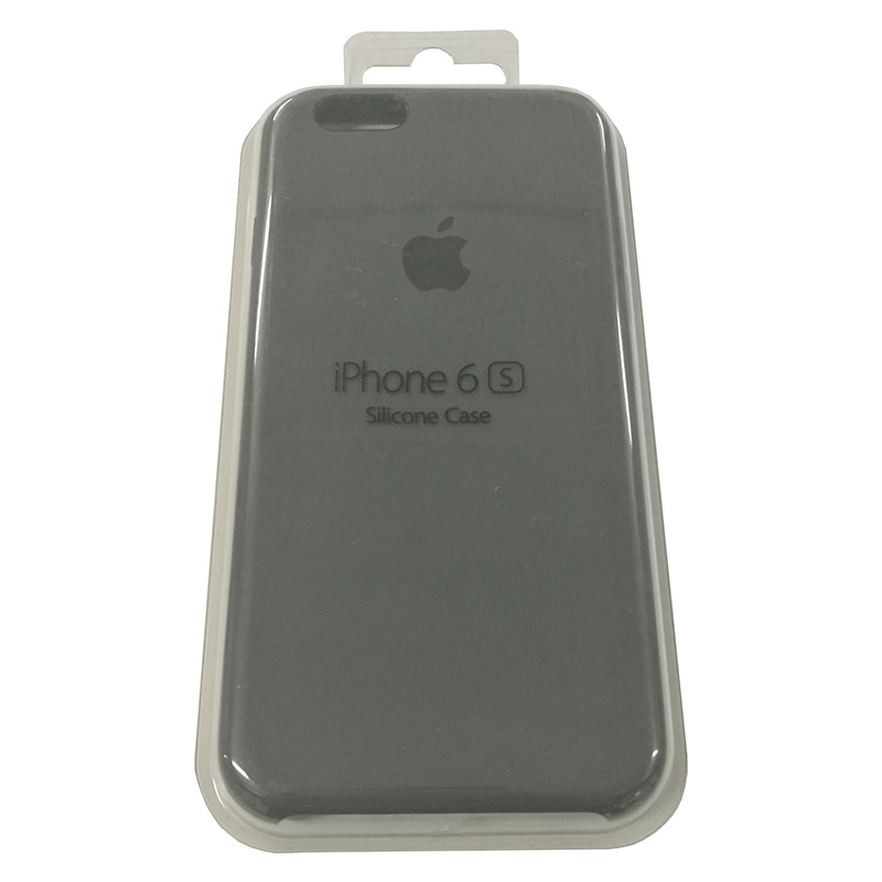 Силиконовый чехол для iPhone 6/6S угольный