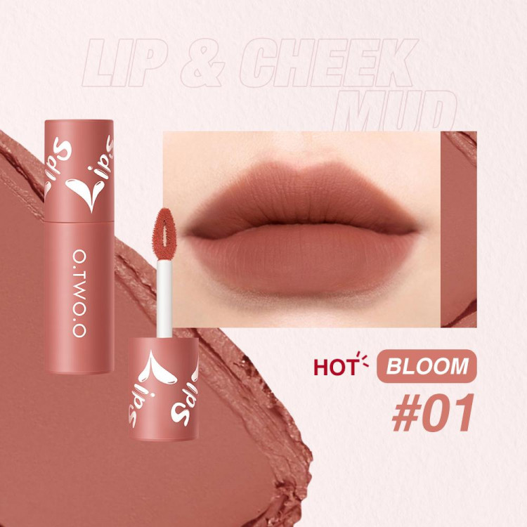 Матовая губная помада O.TWO.O 2 мл №01 Bloom