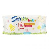 Влажные салфетки SoftLife Baby алоэ вера 50 шт.