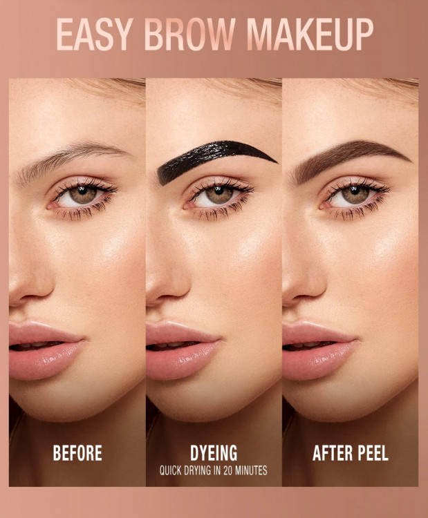 Гель для бровей O.TWO.O №B02 - Темно-коричневый фото