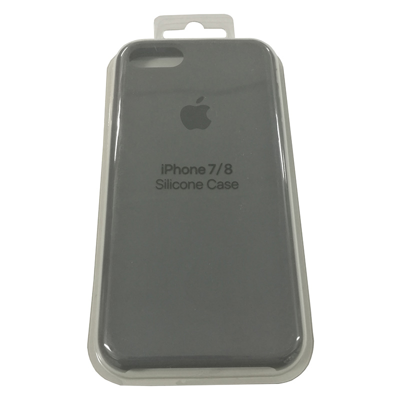 Силиконовый чехол для iPhone 7/8 угольный