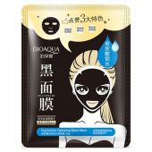 Маска для лица тканевая Bioaqua Hyaluronan Hydrating Black Mask с гиалуроновой кислотой и бамбуковым углем 30 g