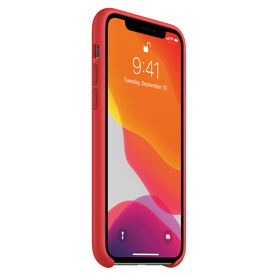 Силиконовый чехол для iPhone 11 Pro красный фото