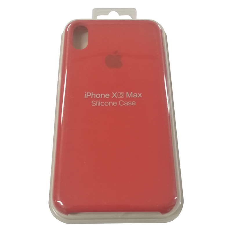 Силиконовый чехол для iPhone XS MAX красный
