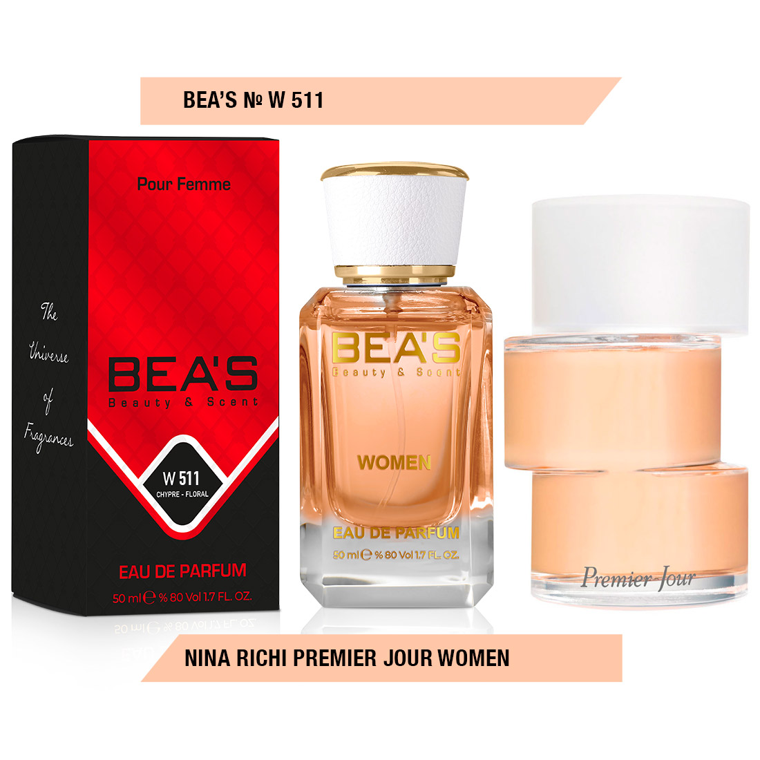 Beas W511 Nina Ricci Premier Jour Women edp 50 ml