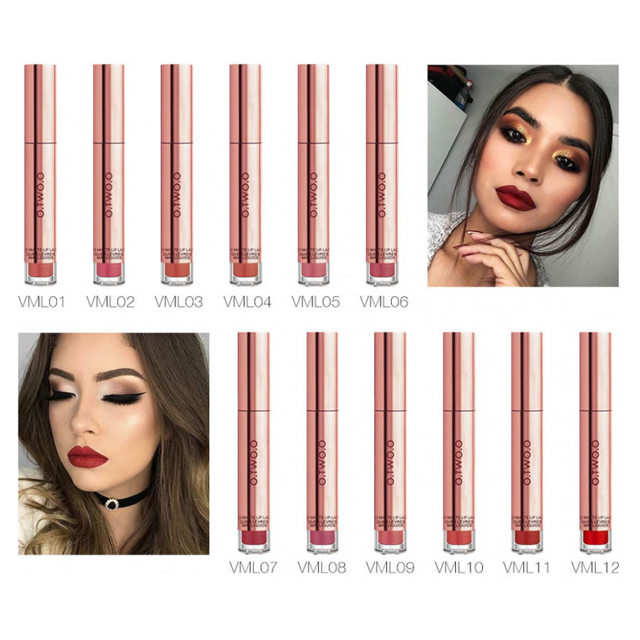 Блеск для губ O.TWO.O Liquid Matte Lip Lacquer № VML12 4 ml фото