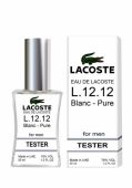 Tester Lacoste L.12.12 Blanc - Pure for men 35 ml made in UAE
