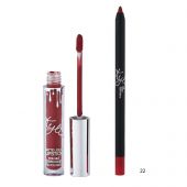 Жидкая помада Kylie Holiday Edition Matte Liquid Lipstick & Lip Liner 2 in 1 №22 3 ml