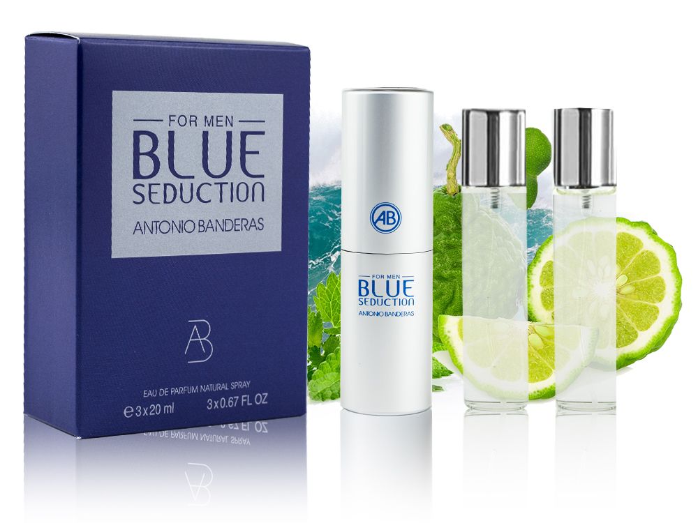 Antonio Banderas Blue Seduction for men edt 3*20 ml фото