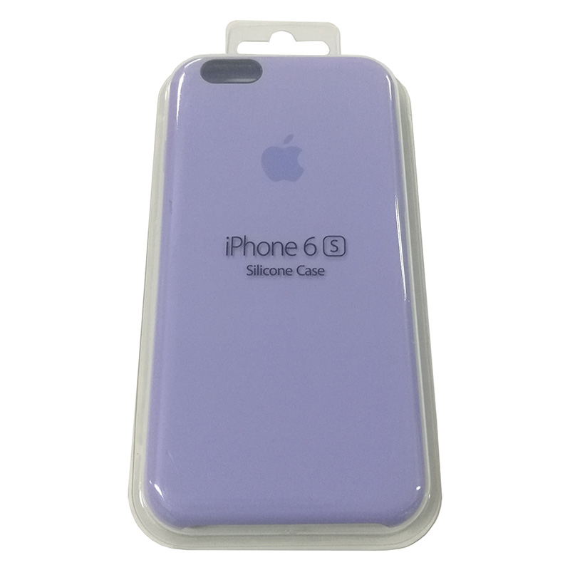 Силиконовый чехол для iPhone 6/6S светло-фиолетовый