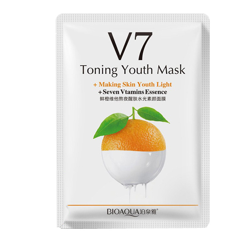 Маска для лица Bioaqua V7 с экстрактом апельсина 30 g