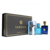 Подарочный набор Versace Gold For Men 3x30 ml