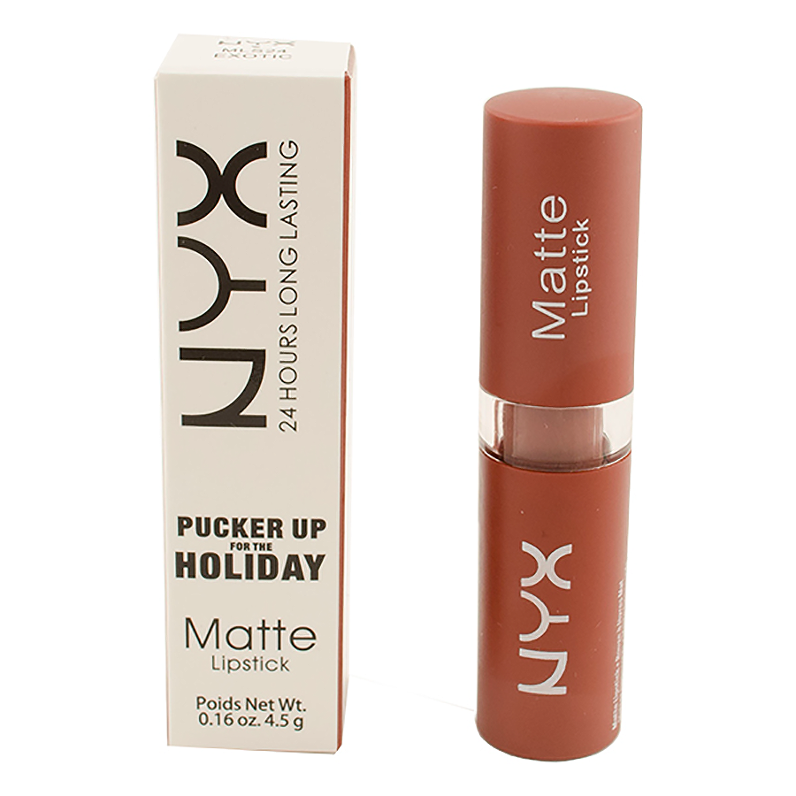 Помада NYX Matte Lipstick Pucker Up For The Holiday 4.5 g (упаковка 12 шт)