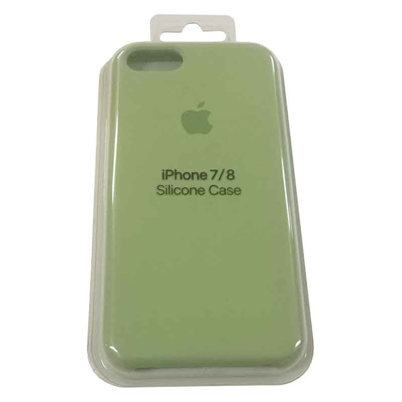 Силиконовый чехол для iPhone 7/8 бледно-зеленый