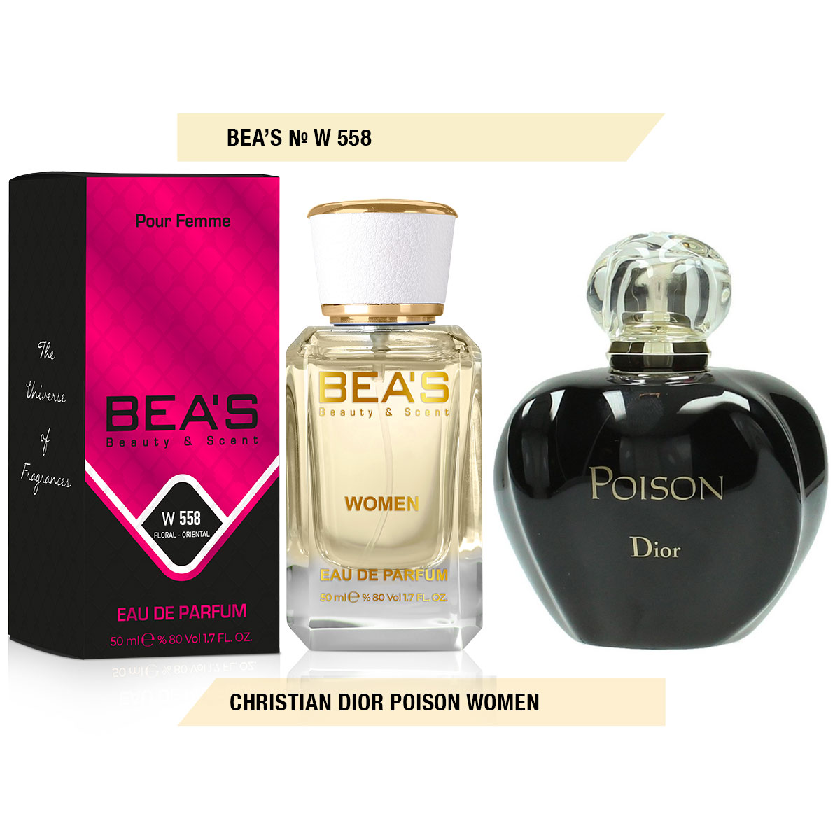 Beas W558 Christian Dior Poison Women edp 50 ml