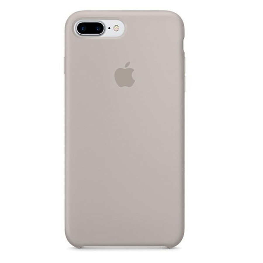 Силиконовый чехол для iPhone 7 Plus / 8 Plus светло-бежевый