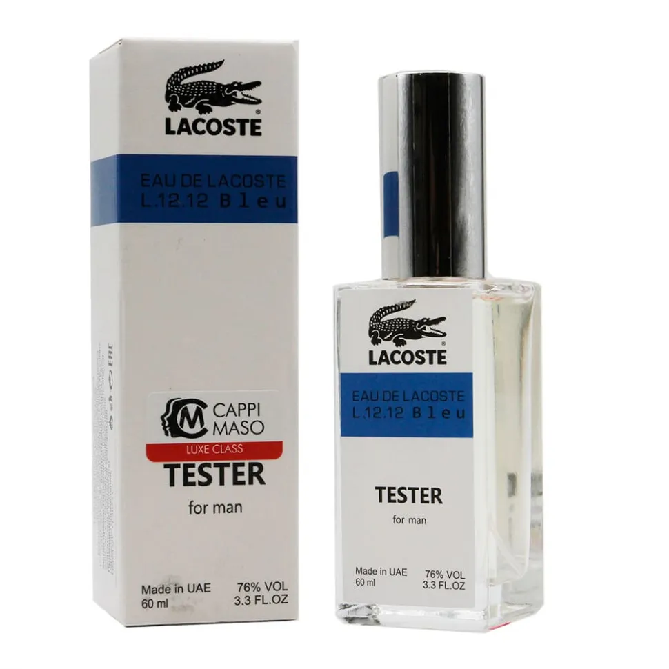 Tester LUXE Lacoste Eau de Lacoste L.12.12. Bleu for men 60 ml