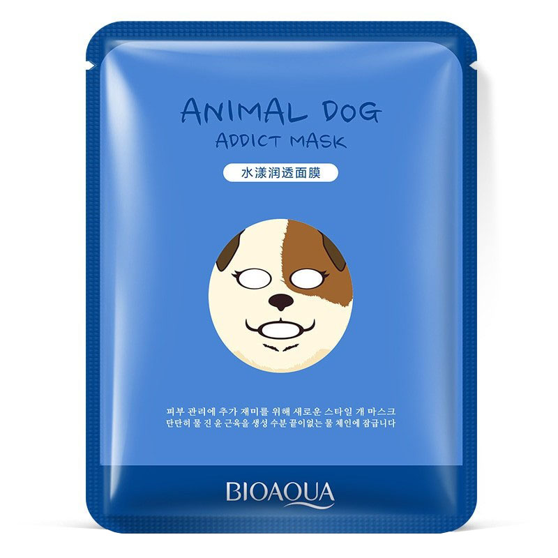 Маска для лица Bioaqua Animal Face Собака увлажняющая 30 g
