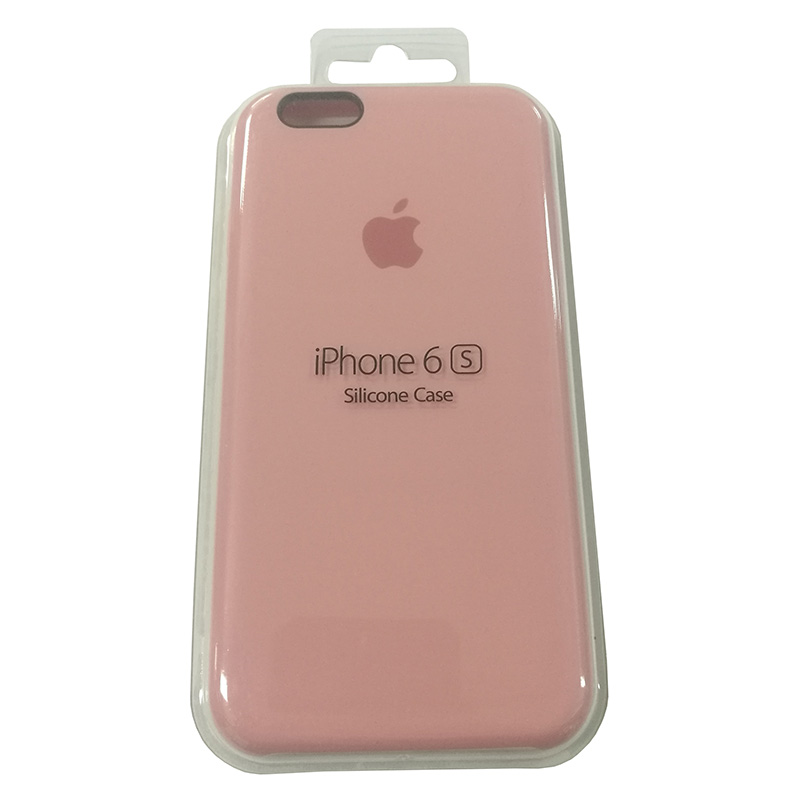 Силиконовый чехол для iPhone 6/6S розовый песок