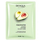 Тканевая маска Bioaqua с маслом ши, экстрактом авокадо и ниацинамидом 25 g