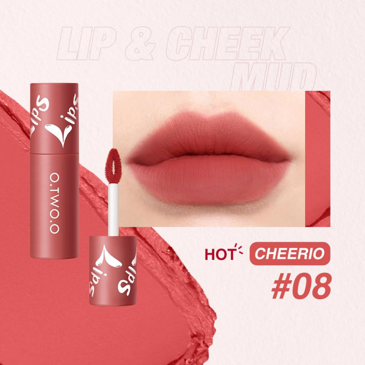 Матовая губная помада O.TWO.O 2 мл №08 Cheerio