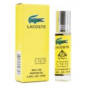 Масляные духи Lacoste L.12.12 Jaune Optimistic For Men roll on parfum oil 10 ml