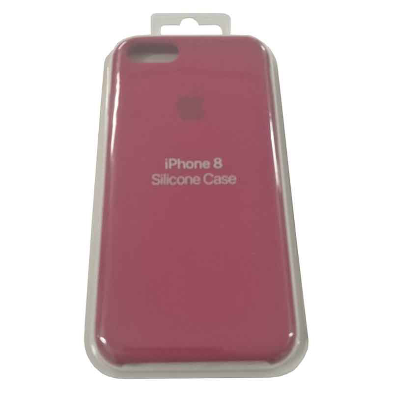 Силиконовый чехол для iPhone 7/8 бордовый