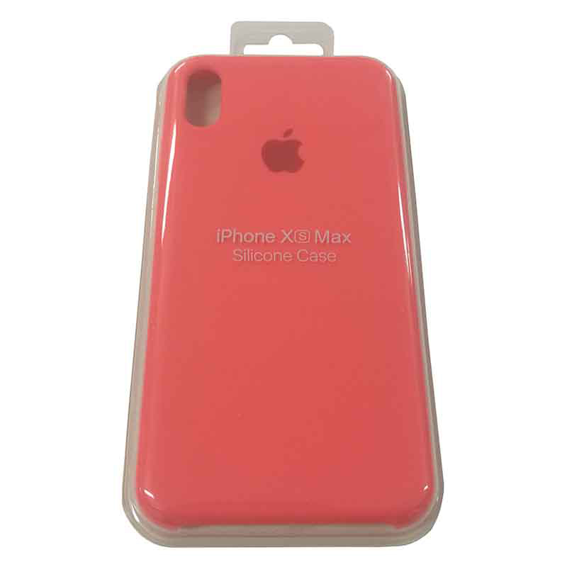 Силиконовый чехол для iPhone XS MAX амарант