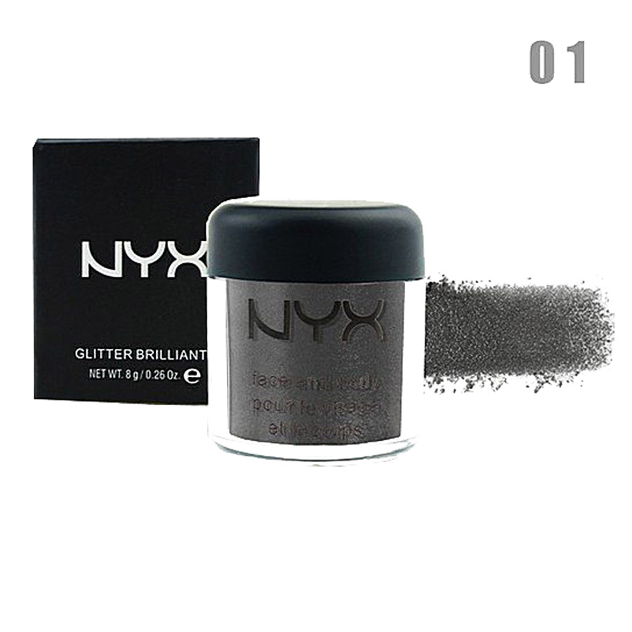 Тени для век Glitter Brilliants NYX (рассыпчатые) № 1 8 g