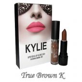 Помада Kylie Fashion Charm Lips Lipstick & Lip Gloss 2 in 1 True Brown K 3 ml