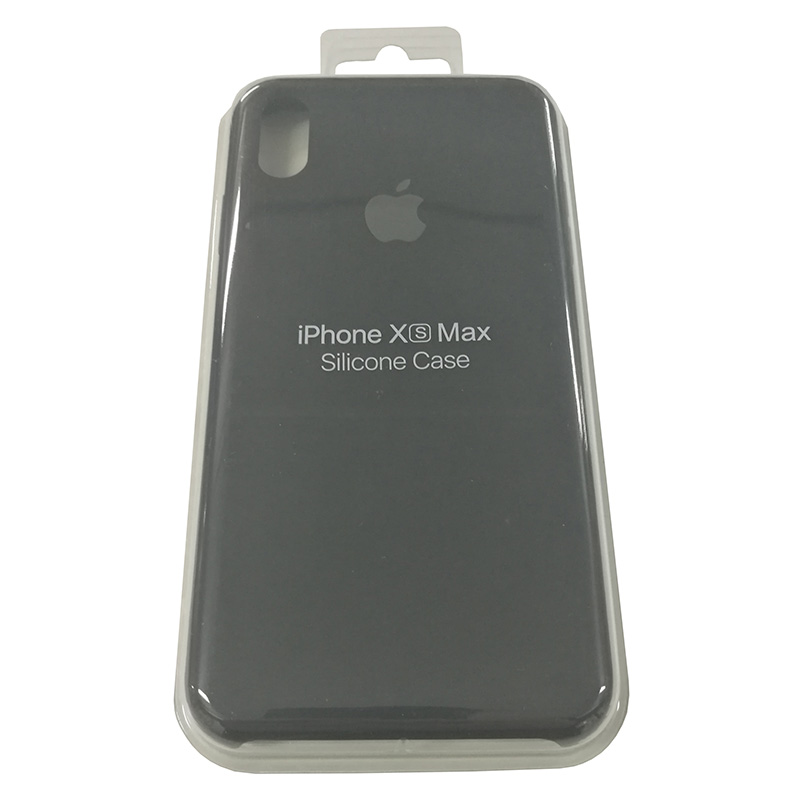 Силиконовый чехол для iPhone XS MAX грифельный