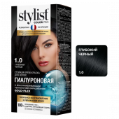 Краска - крем для волос Stylist Color Pro Тон 1.0 Глубокий Черный 115 ml