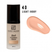 Тональный крем E.L. 2 in 1 Foundation+Serum SPF 15 - #40 Light Ivory