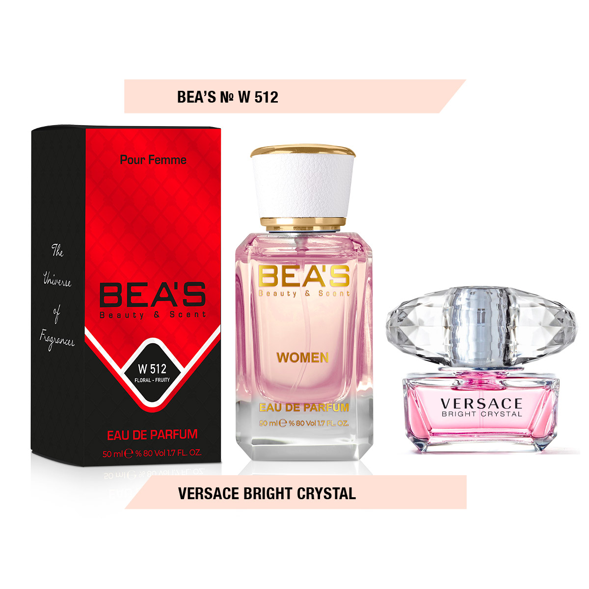 Beas W512 Versace Bright Crystal Women edp 50 ml