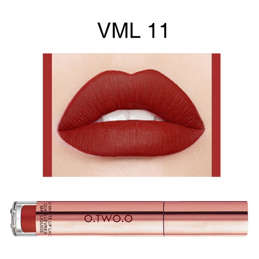 Блеск для губ O.TWO.O Liquid Matte Lip Lacquer № VML11 4 ml