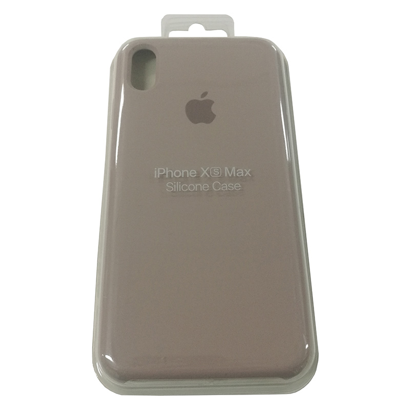 Силиконовый чехол для iPhone XS MAX серый