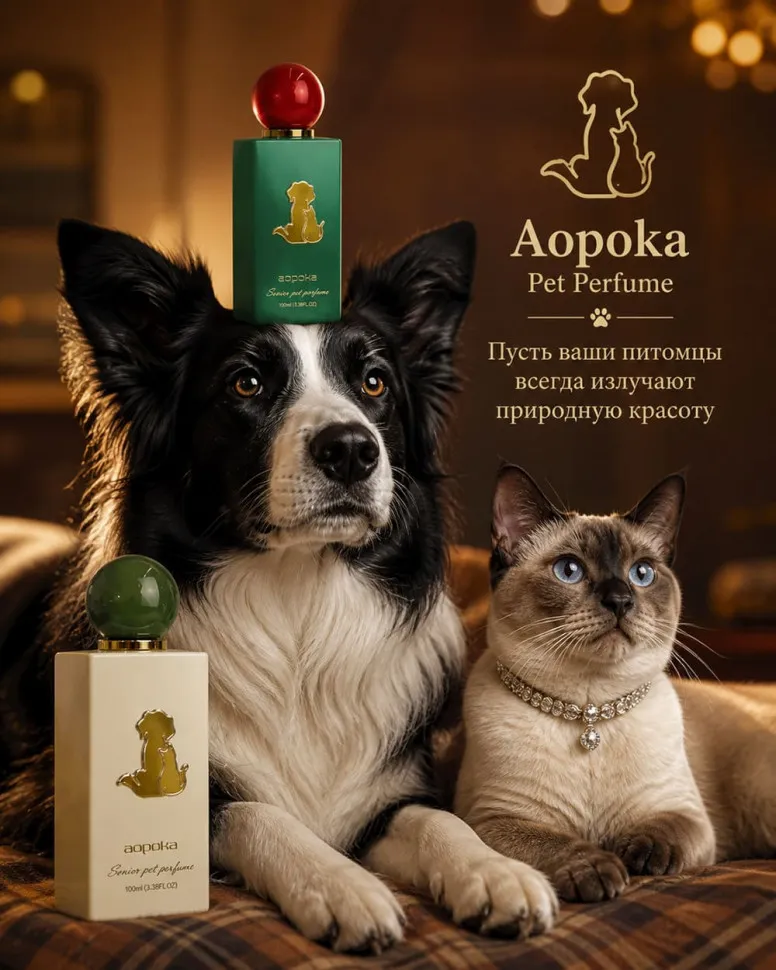 Парфюм для домашних животных Aopoka Senior Pet Perfume (красный) 100 ml фото