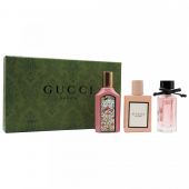 Парфюмерный подарочный набор Gucci beauty 3x30 ml (зеленый)