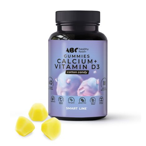 Комплекс кальций+витамин Д3 АВС Healthy Food мармеладные пастилки 60 шт